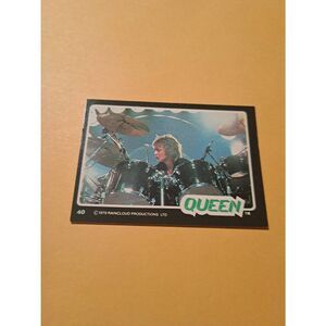 Vintage 1979 Raincloud Productions Queen Trading Card #40 Rock Band Memorabilia